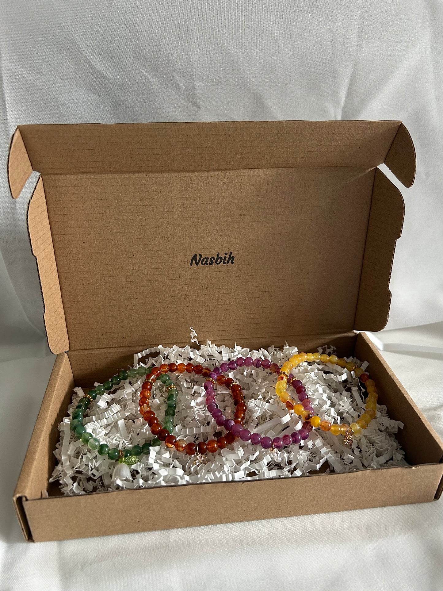 Coffret Automne 4 Bracelets Tasbih