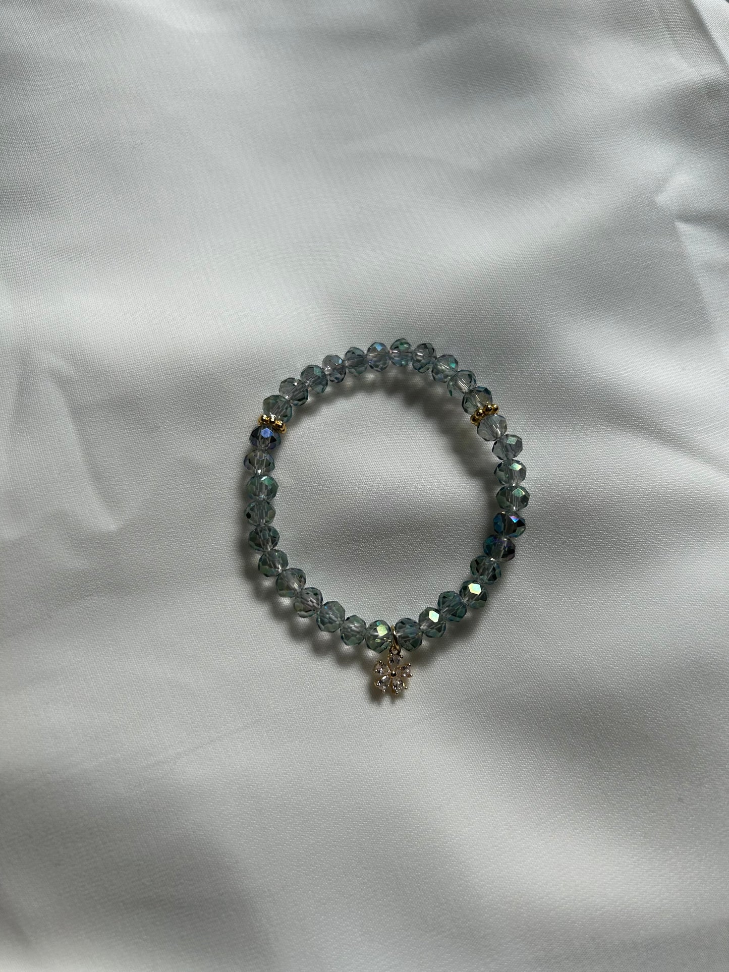 Bracelet Tasbih Cristal Vert d’Eau