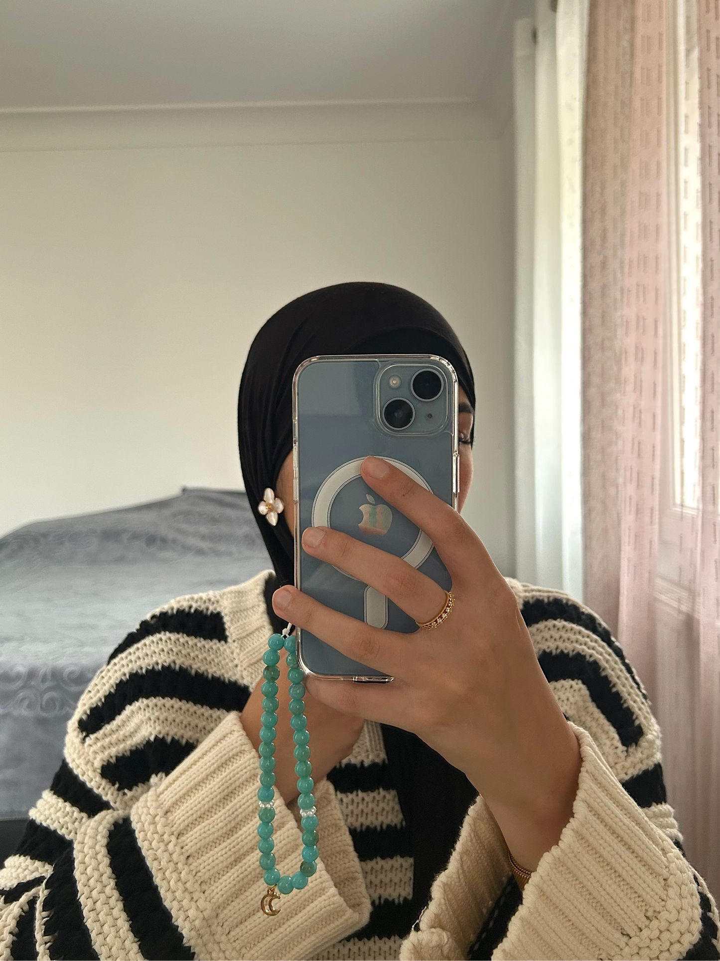 Tasbih téléphone 33 perles Bleu