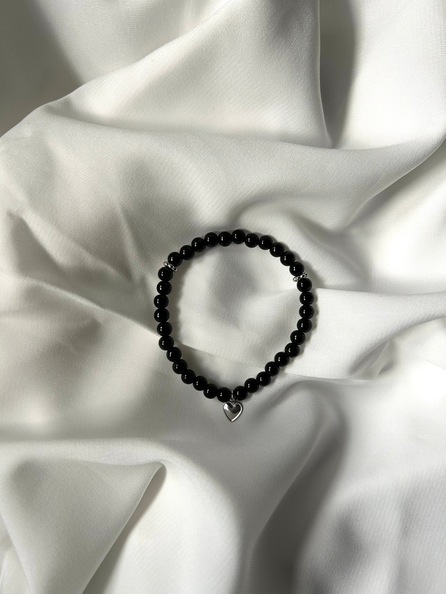 Bracelet Tasbih argent Noir