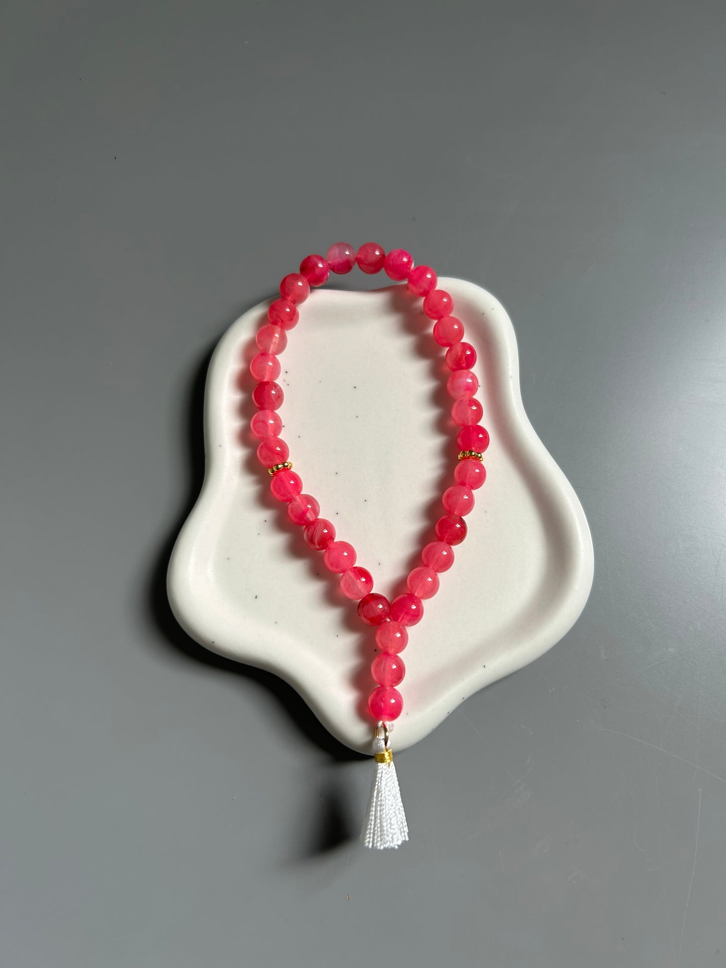 Mini Tasbih 33 perles Fuchsia