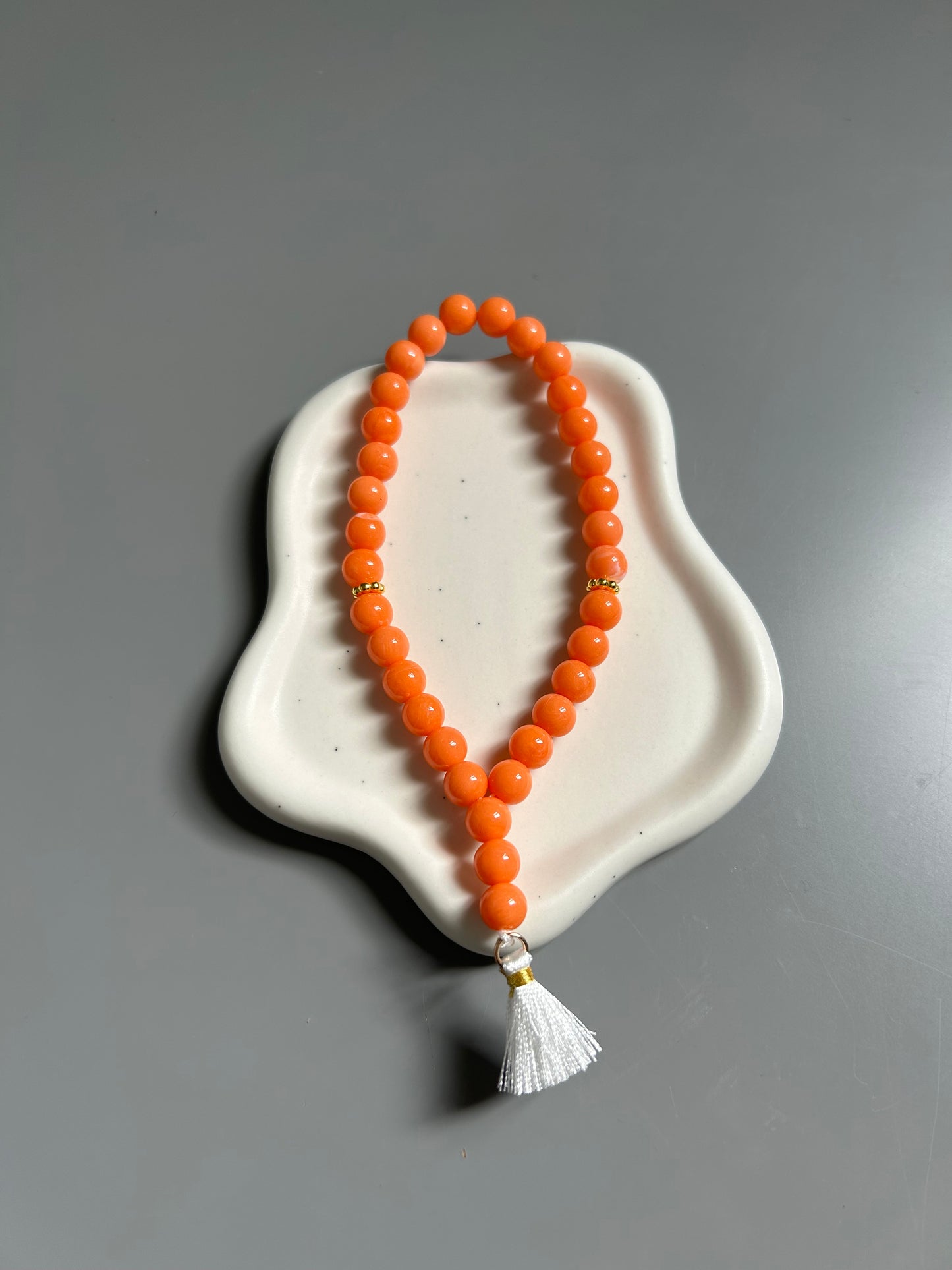 Mini Tasbih 33 perles Orange