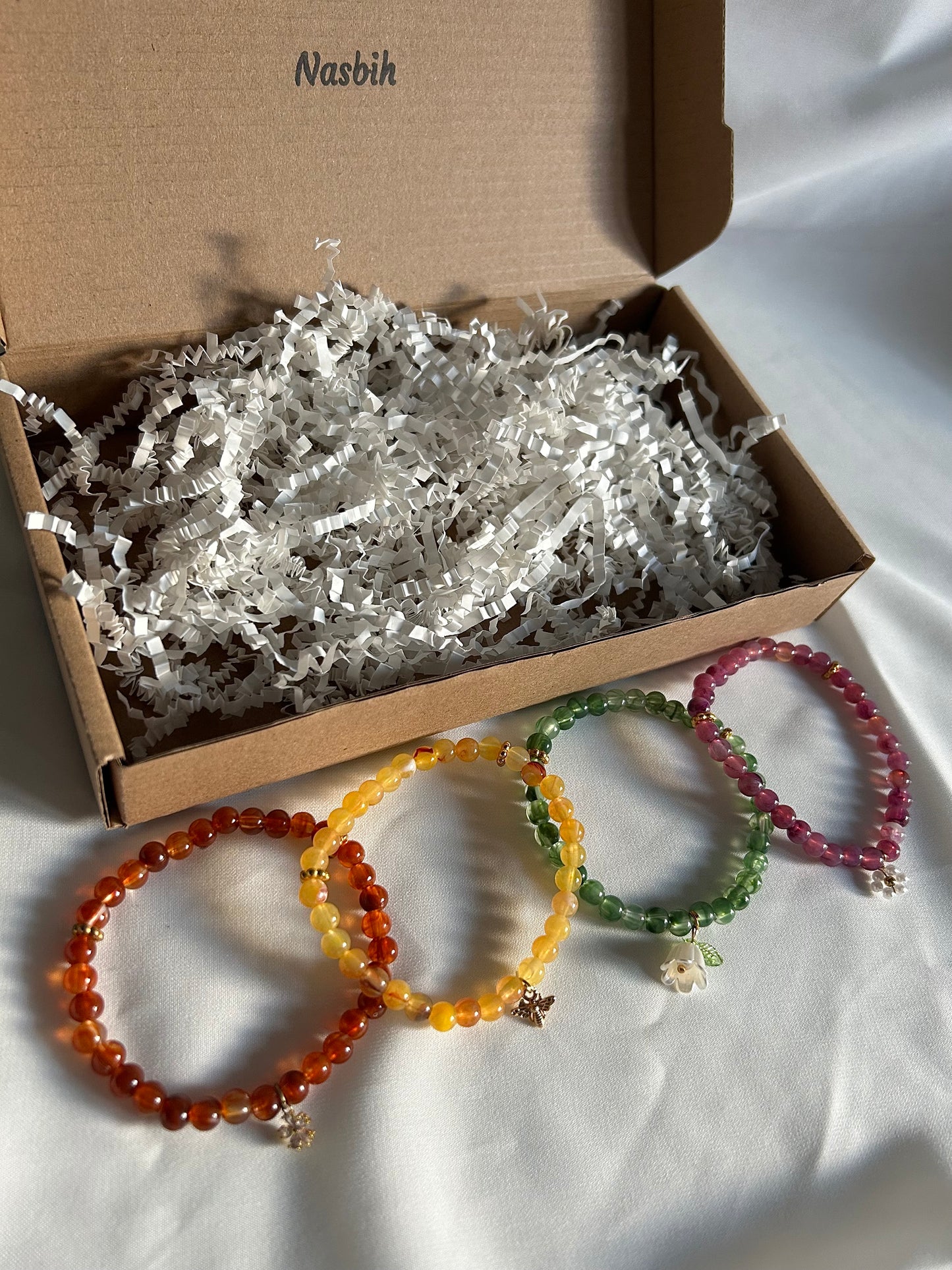Coffret Automne 4 Bracelets Tasbih