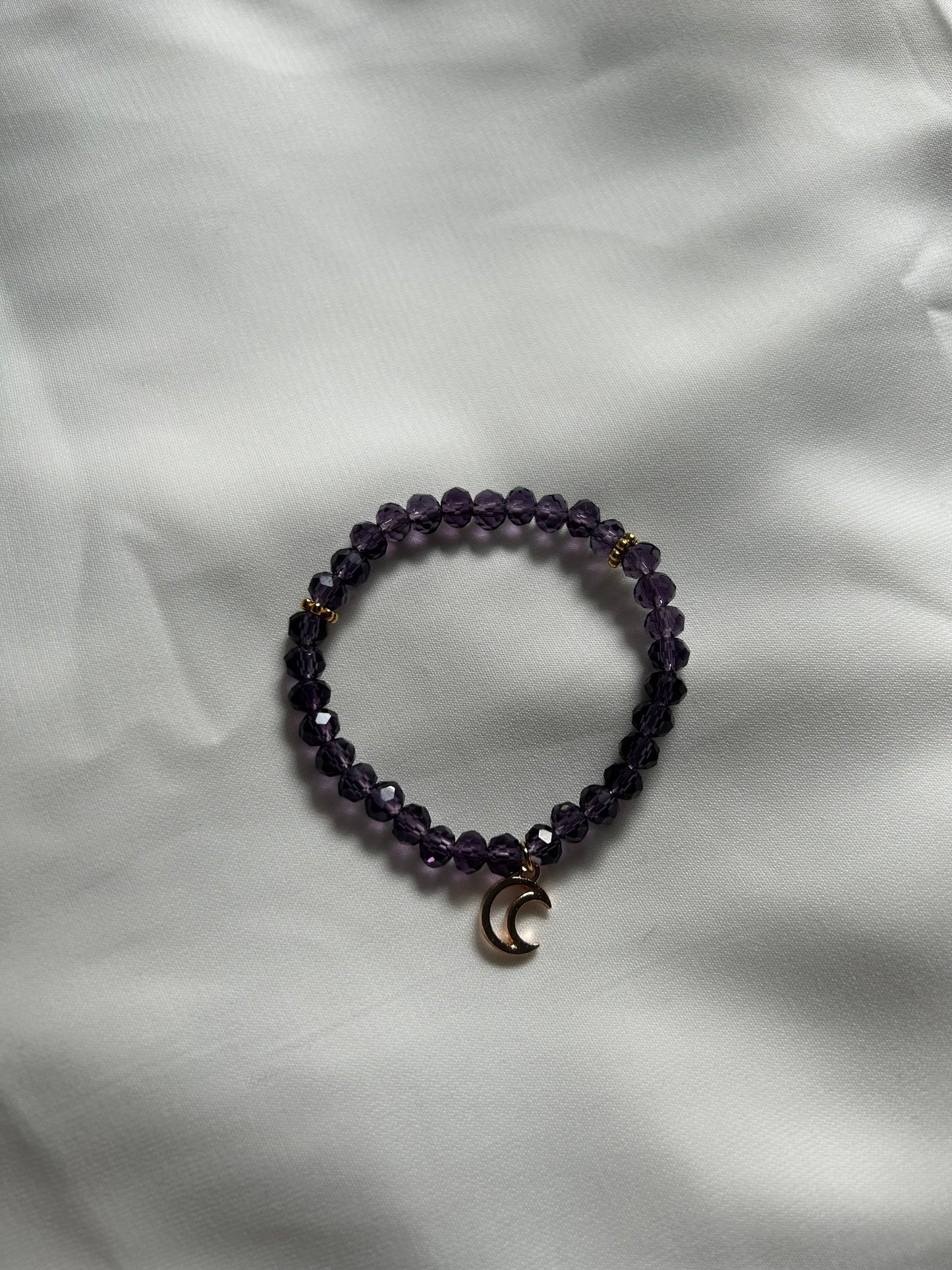 Bracelet Tasbih Cristal Violet