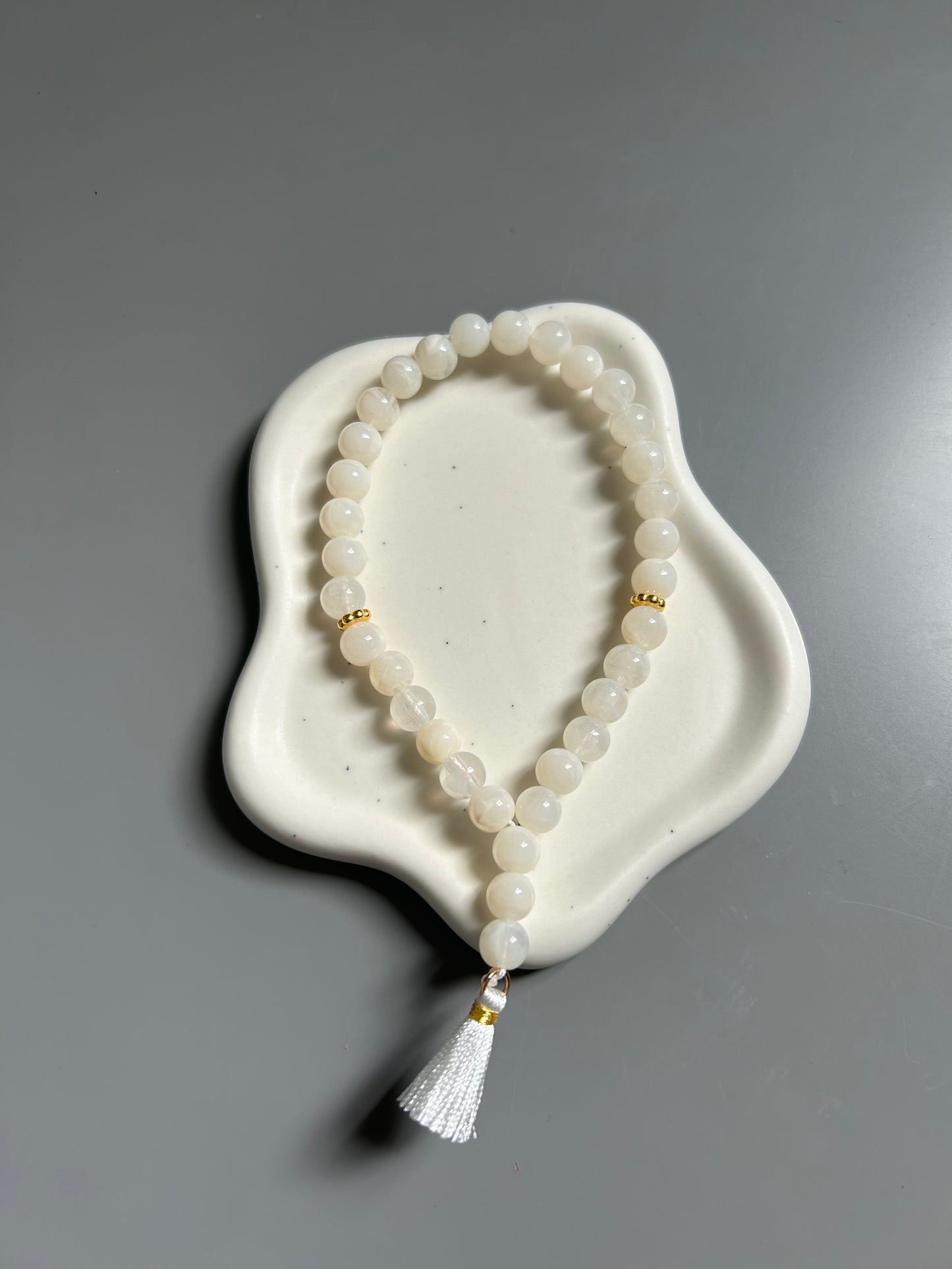 Mini Tasbih 33 perles Crème
