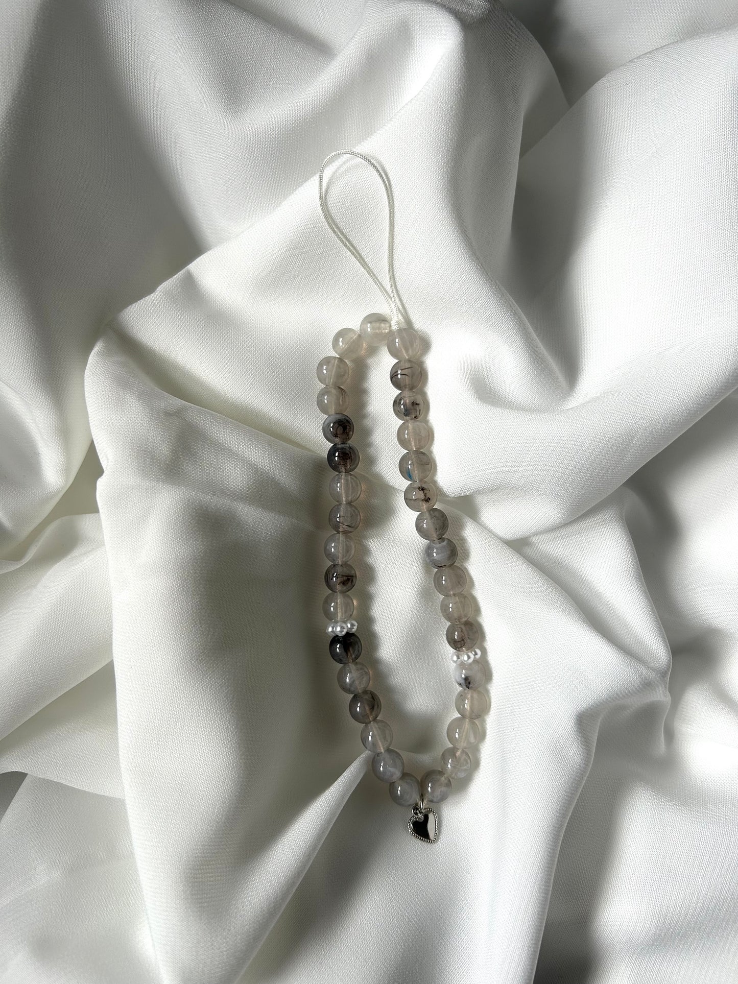 Tasbih téléphone 33 perles Gris