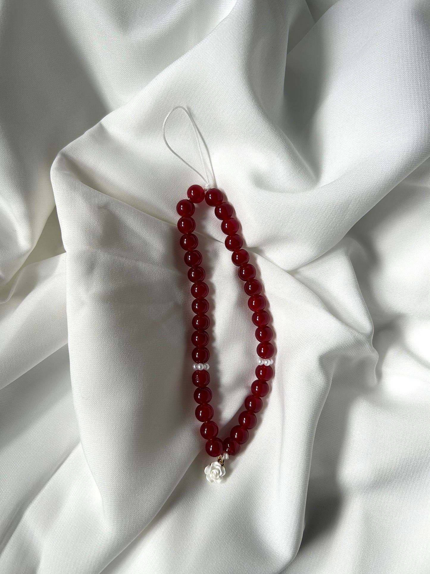 Tasbih téléphone 33 perles Rouge
