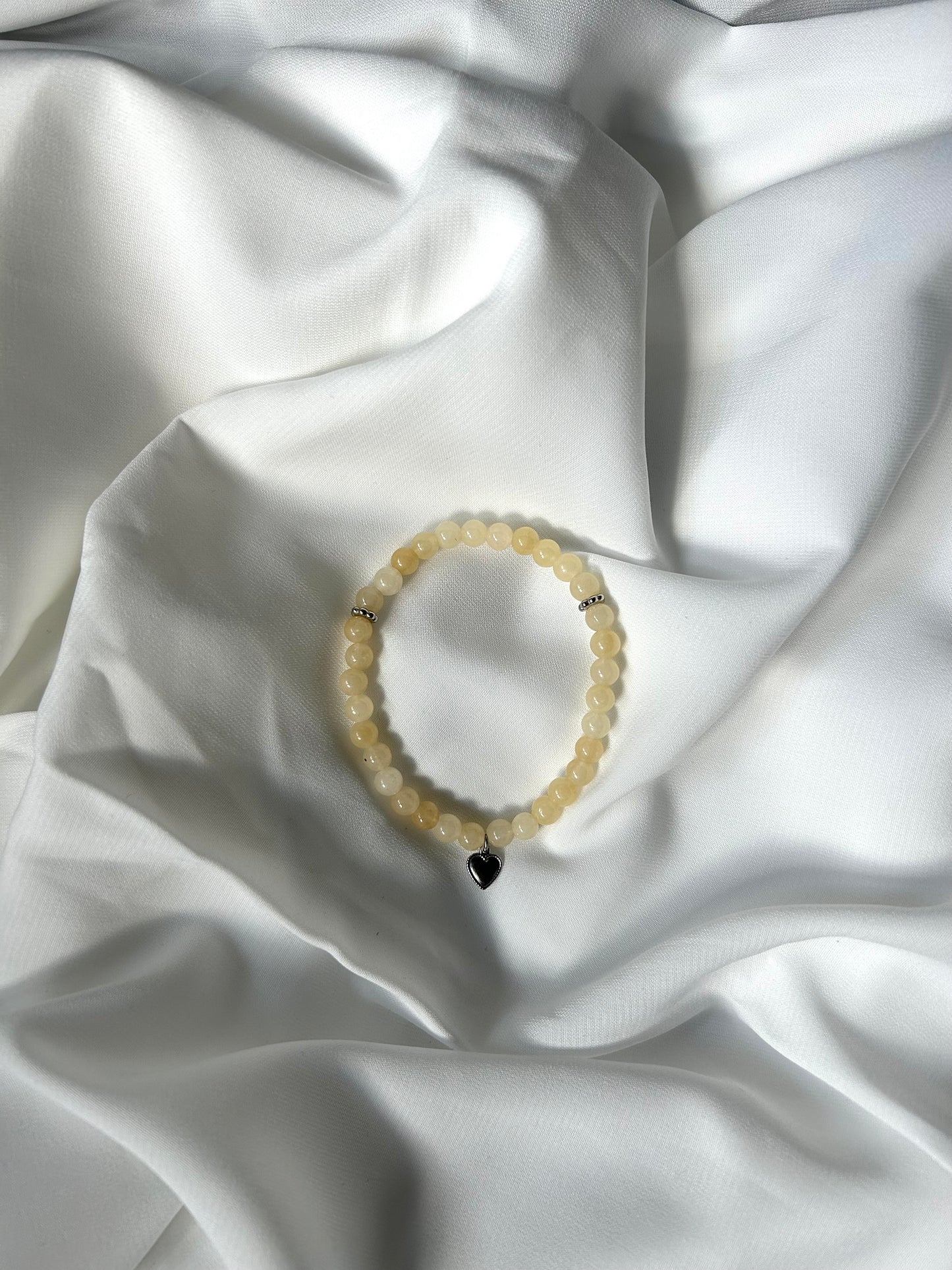 Bracelet Tasbih argent écru