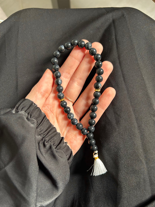 Mini Tasbih 33 perles Noir