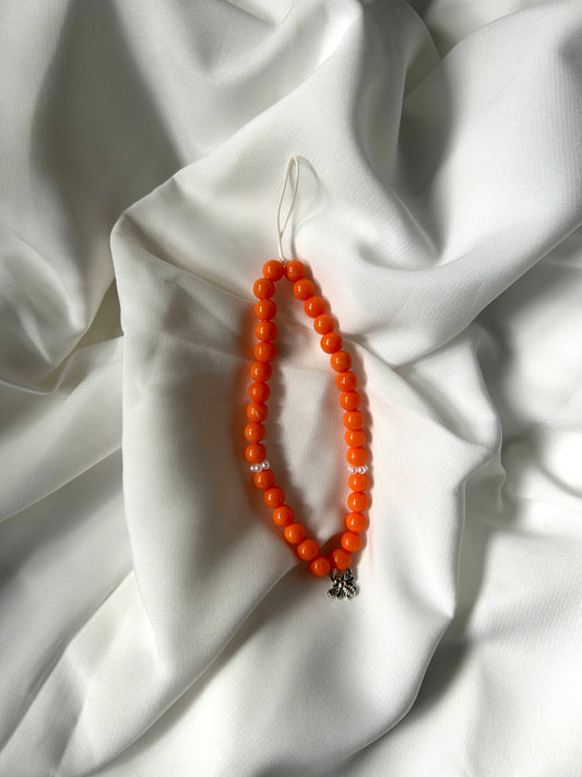 Tasbih téléphone 33 perles Orange