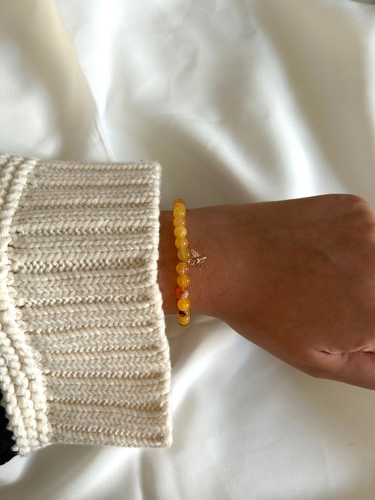 Bracelet Tasbih dorée Jaune