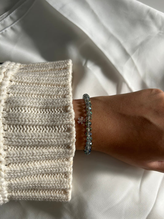 Bracelet Tasbih Cristal Vert d’Eau