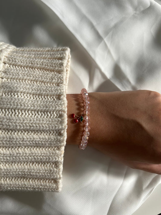 Bracelet Tasbih Cristal Rose