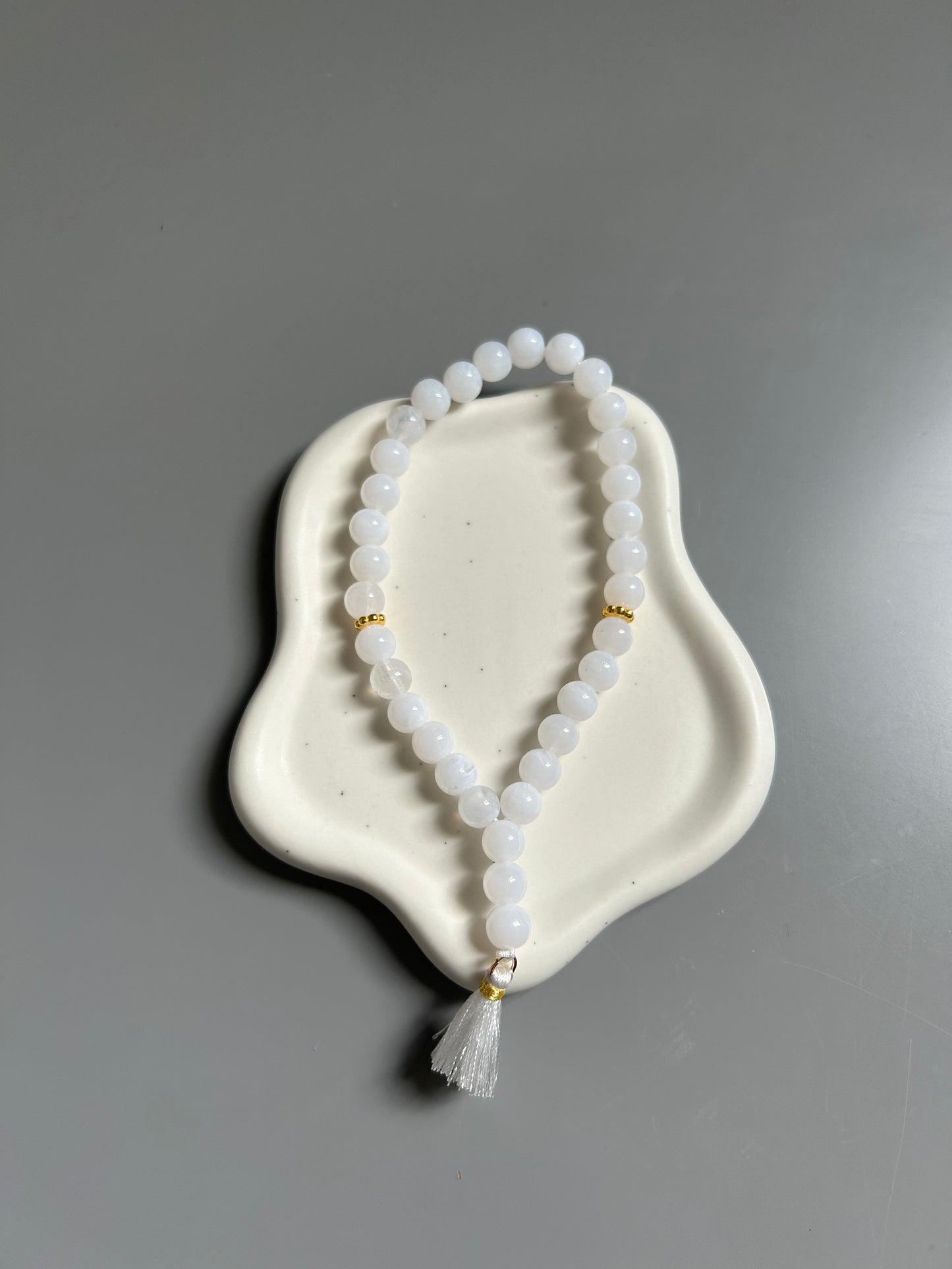 Mini Tasbih 33 perles Blanc