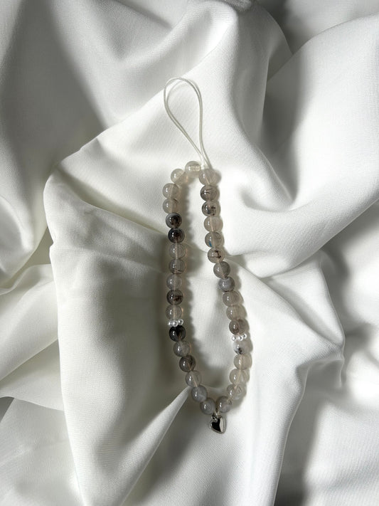 Tasbih téléphone 33 perles Gris