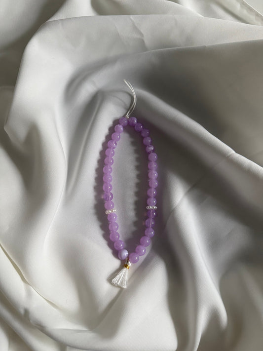 Tasbih téléphone 33 perles Lila